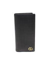 Women s Gucci 428740 Black Calfskin Gold Plated GG Marmont Long Wallet gt Gangbuk used luxury goods - GUCCI - BALAAN 2