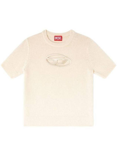 Women's M Argarin Short Sleeve T-Shirt Beige - DIESEL - BALAAN 2