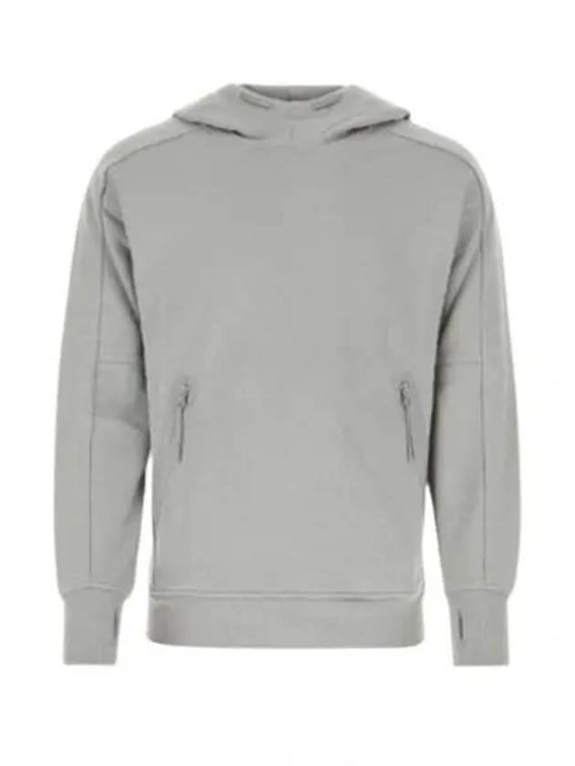 Diagonal Raised Fleece Goggle Hoodie Grey - CP COMPANY - BALAAN 2