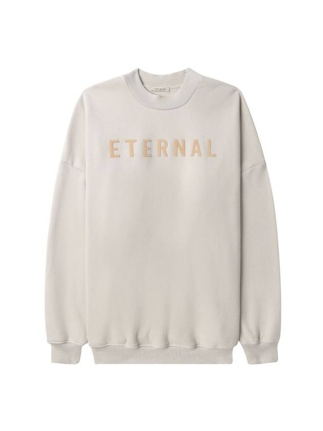 Men's Eternal ETERNAL Crew Neck Back Logo Sweatshirt Beige - FEAR OF GOD - BALAAN 1