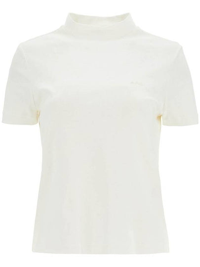 Caroll Logo Print Short Sleeve T-Shirt Ivory - A.P.C. - BALAAN 2