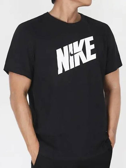 Dri Fit HBR Novelty Short Sleeve T-Shirt Black - NIKE - BALAAN 2