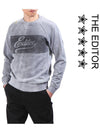 Logo Cotton Sweatshirt Grey - THE EDITOR - BALAAN 2