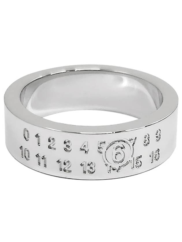 Women’s Numeric Minimal Polished Finish Ring Silver - MAISON MARGIELA - BALAAN 2