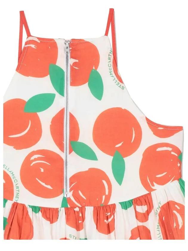 Kids Apple Pattern One Piece White 602786 SQK83 H901 - STELLA MCCARTNEY - BALAAN 4