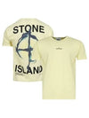 Marble Back Logo Short Sleeve T-Shirt Lime - STONE ISLAND - BALAAN 2