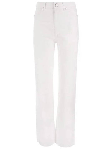 23SS GIURIA Cotton Pants White 2361310737 002 - MAX MARA - BALAAN 1