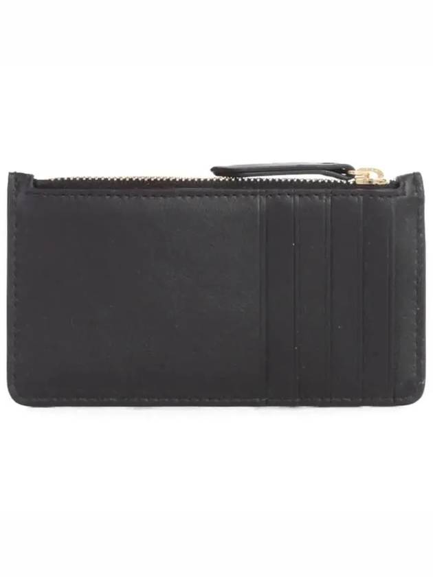 Signature Stitch Zipper Card Wallet Black - MAISON MARGIELA - BALAAN 3