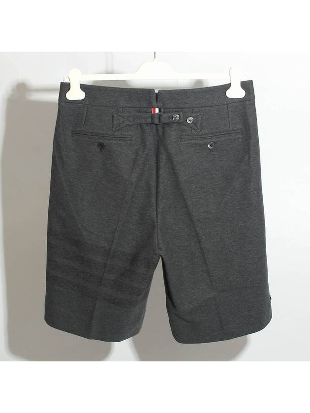 4 Bar Stripe Shorts Grey - THOM BROWNE - BALAAN 3