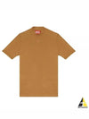 T Mokky Microdiv Logo Short Sleeve T-Shirt Camel - DIESEL - BALAAN 2