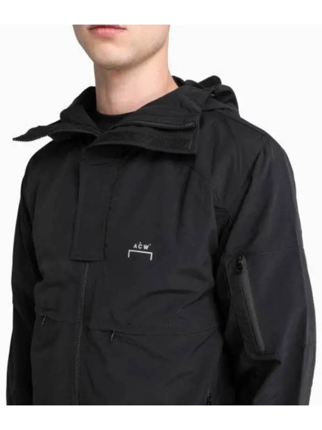 Men's Trypan Storm Hooded Black Jacket ACWMO023EWO BK - A-COLD-WALL - BALAAN 2