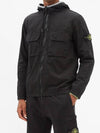 Stone Island Logo Patch Cotton Hooded Overshirt Jumper Jacket 7615122WN - STONE ISLAND - BALAAN 5