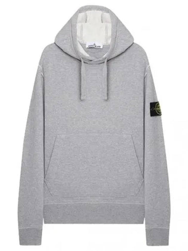 Garment Dyed Badge Hoodie - STONE ISLAND - BALAAN 1