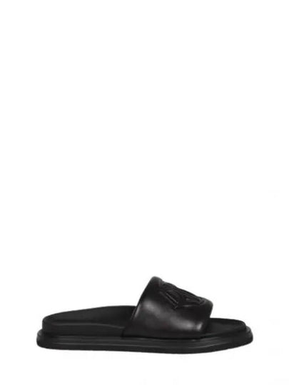 Aqua Quilted Smooth Calfskin Sandal Black - DIOR - BALAAN 2