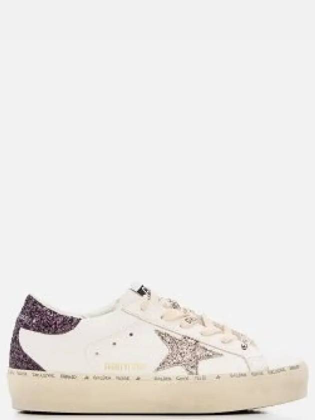 Hi Star Glitter Tab Low Top Sneakers White - GOLDEN GOOSE - BALAAN 2