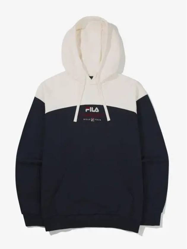 Color block logo hoodie FS2POG3112XIDO - FILA - BALAAN 1