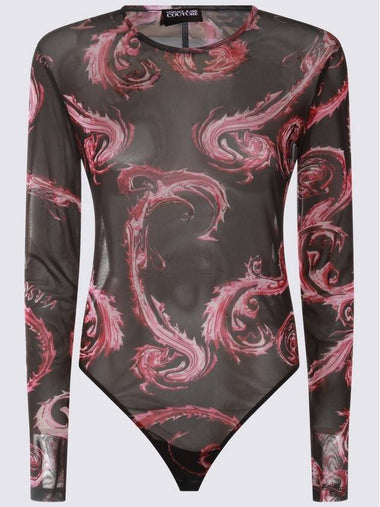 Versace Jeans Couture Black And Red Bodysuits - VERSACE - BALAAN 1