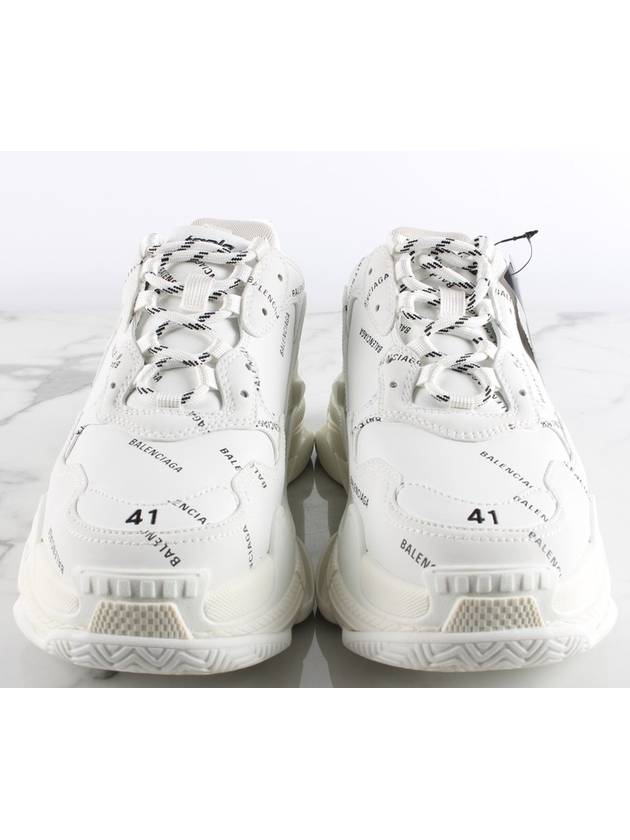 My Multi Logo Triple S White 41 Domestic 260 - BALENCIAGA - BALAAN 3