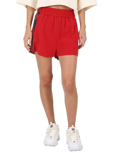 Stella McCartney Ladies Pants Red Logo Trim Shorts, Brand Size 36 (US Size 4) - STELLA MCCARTNEY - BALAAN 1