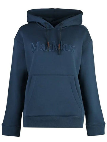 24SS AGRE logo embroidery brushed hoodie 2419921011 004 - MAX MARA - BALAAN 1