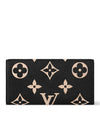 Emilie Bicolor Monogram Empreinte Leather Half Wallet Black - LOUIS VUITTON - BALAAN 6