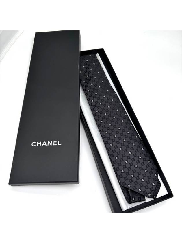 CC logo silk muffler black - CHANEL - BALAAN 2