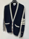 Sasan armband mohair tweed oversized cardigan 105 - THOM BROWNE - BALAAN 3