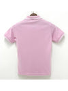 Kids Logo Patch Polo Short Sleeve T Shirt 6 8 Pink 801621348 V0080 - STONE ISLAND - BALAAN 2