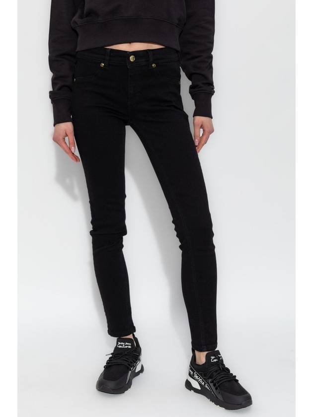 Versace Jeans Couture Skinny Jeans, Women's, Black - VERSACE - BALAAN 3