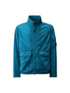 Men's Chrome-R Zip-Up Jacket Blue - CP COMPANY - BALAAN 2