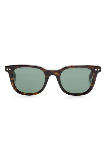 Tortoiseshell Square Frame Sunglasses MB0320S - MONTBLANC - BALAAN 1