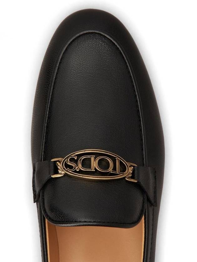 Tod'S Oval Logo Leather Loafer Shoes - TOD'S - BALAAN 3