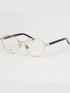 Glasses frame KZ50153F 032 gold frame glasses round frame - KENZO - BALAAN 5