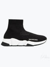 Speed Trainer High Top Sneakers Black - BALENCIAGA - BALAAN 2