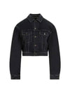 Neo 80s Denim Jacket Black - SAINT LAURENT - BALAAN 2