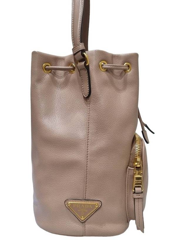 Women s 1BH038 Grace Calf Leather Duet Bucket Cross Bag - PRADA - BALAAN 4