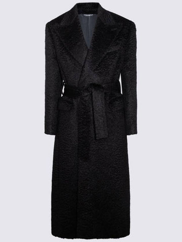 Dolce & Gabbana Black Coat - DOLCE&GABBANA - BALAAN 1