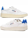 Medalist Goatskin Low Top Sneakers White Blue - AUTRY - BALAAN 2