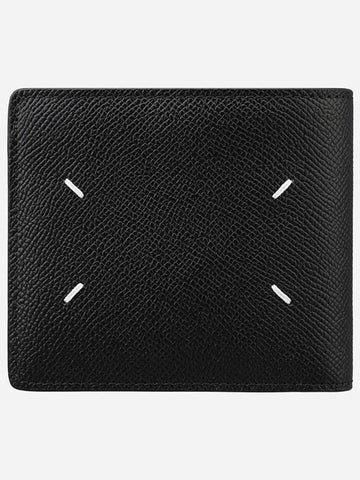 Margiela S35UI0435 P4745 T8013 Men s Stitched Pebble Half Wallet - MAISON MARGIELA - BALAAN 1