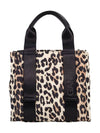 Leopard Tech Small Tote Bag - GANNI - BALAAN 3