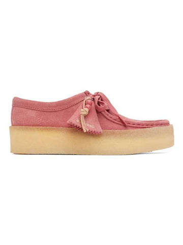 Wallabee Cup Suede Loafers Pink - CLARKS - BALAAN 1