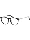 Eyewear Round Eyeglasses Black - BALLY - BALAAN 1