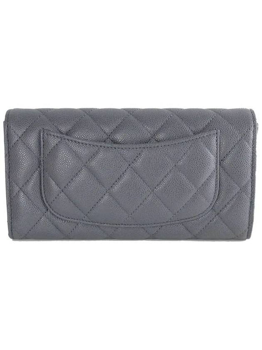 Classic Caviar Long Wallet Gray AP0241 B10583 NR652 - CHANEL - BALAAN 2