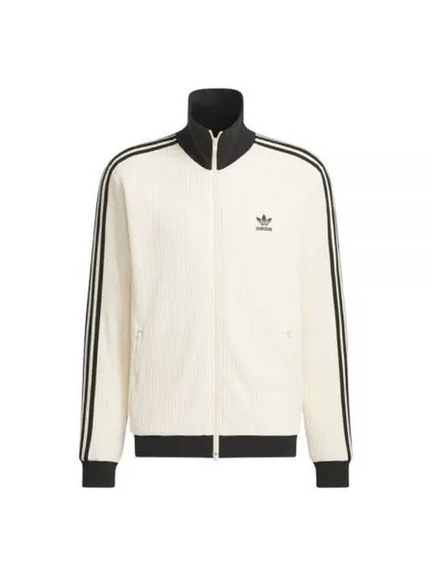 Adicolor Classic Waffle Jersey Beckenbauer Track Jacket Black White - ADIDAS - BALAAN 2