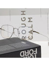 Zegna Glasses Frame EZ5222D 014 Silver Metal Polygon - ERMENEGILDO ZEGNA - BALAAN 4