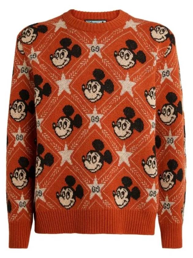 Disney Mickey Wool Knit Top Red - GUCCI - BALAAN 2