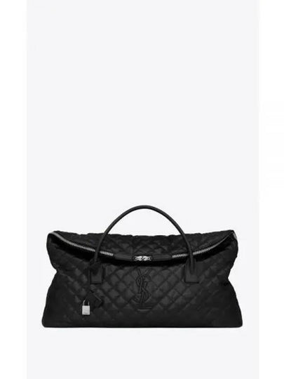 Giant Quilting Leather Travel Tote Bag Black - SAINT LAURENT - BALAAN 2