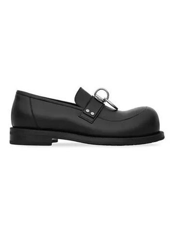 Bulb Toe Ring Loafer Black MRSS231035LGM - MARTINE ROSE - BALAAN 1