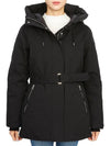 JENI NF BLACK Women s Hooded Padded Jumper Parka Semi Fit - MACKAGE - BALAAN 6