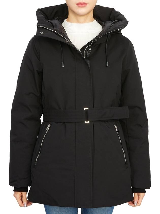 JENI NF BLACK Women s Hooded Padded Jumper Parka Semi Fit - MACKAGE - BALAAN 6